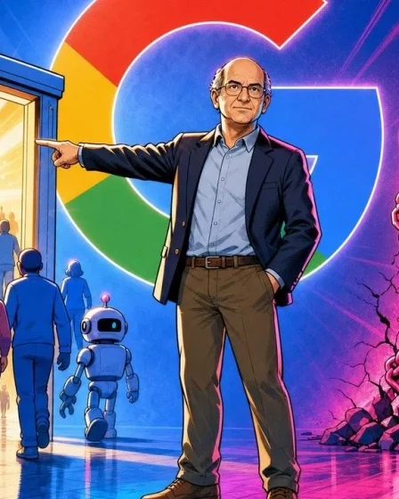 site séparé pour l’IA rejeté par John Mueller sur un écran d’ordinateur avec logo Google
