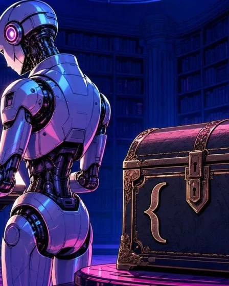Schema markup : deux écrans montrant l'IA qui lit le texte de la page et ignore le code caché