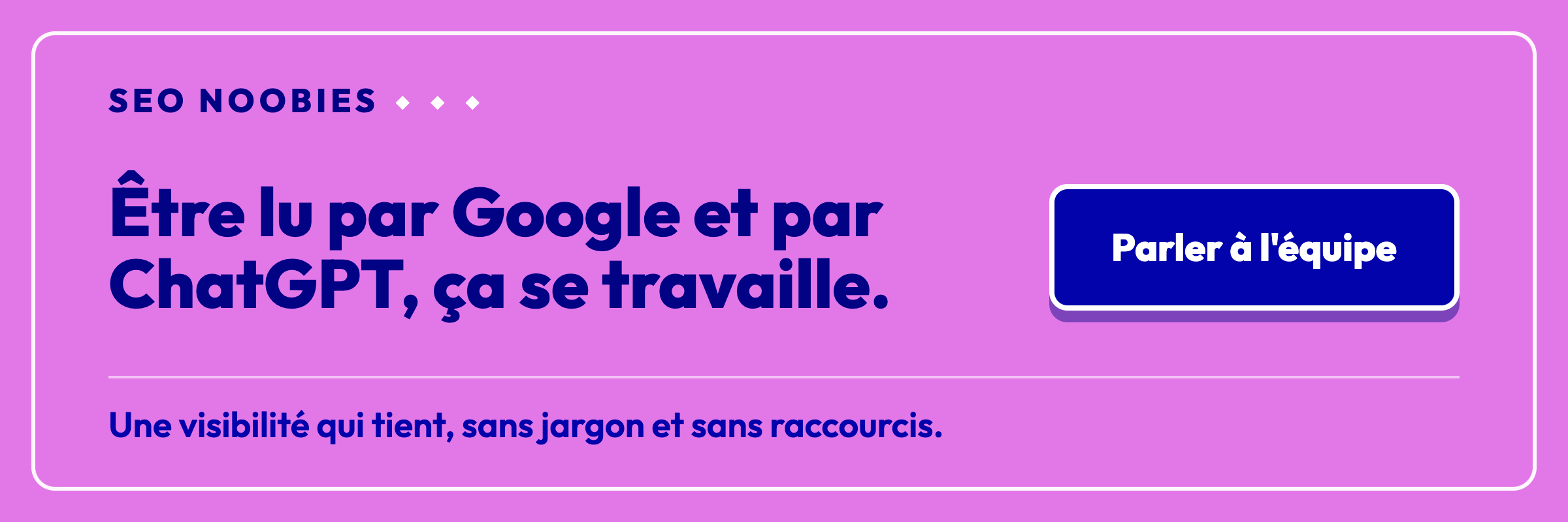 Agence SEO Noobies : audit et accompagnement pour votre référencement