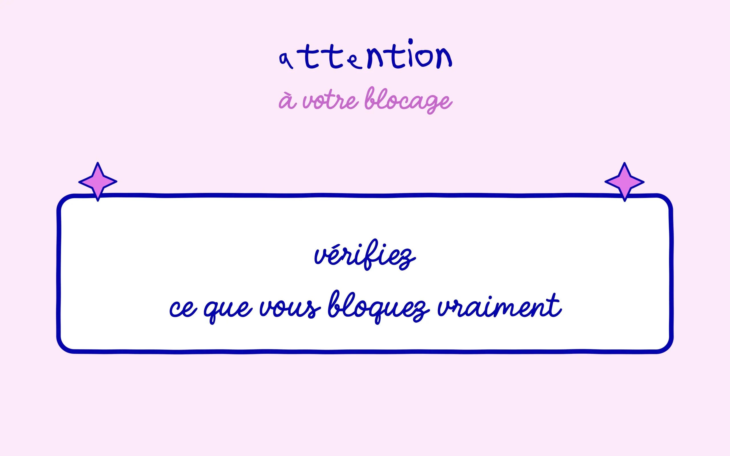 Vérifier ce que vous bloquez vraiment