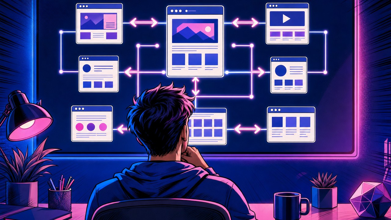 Le maillage interne : les pages d'un site reliées entre elles par des liens qui circulent dans les deux sens
