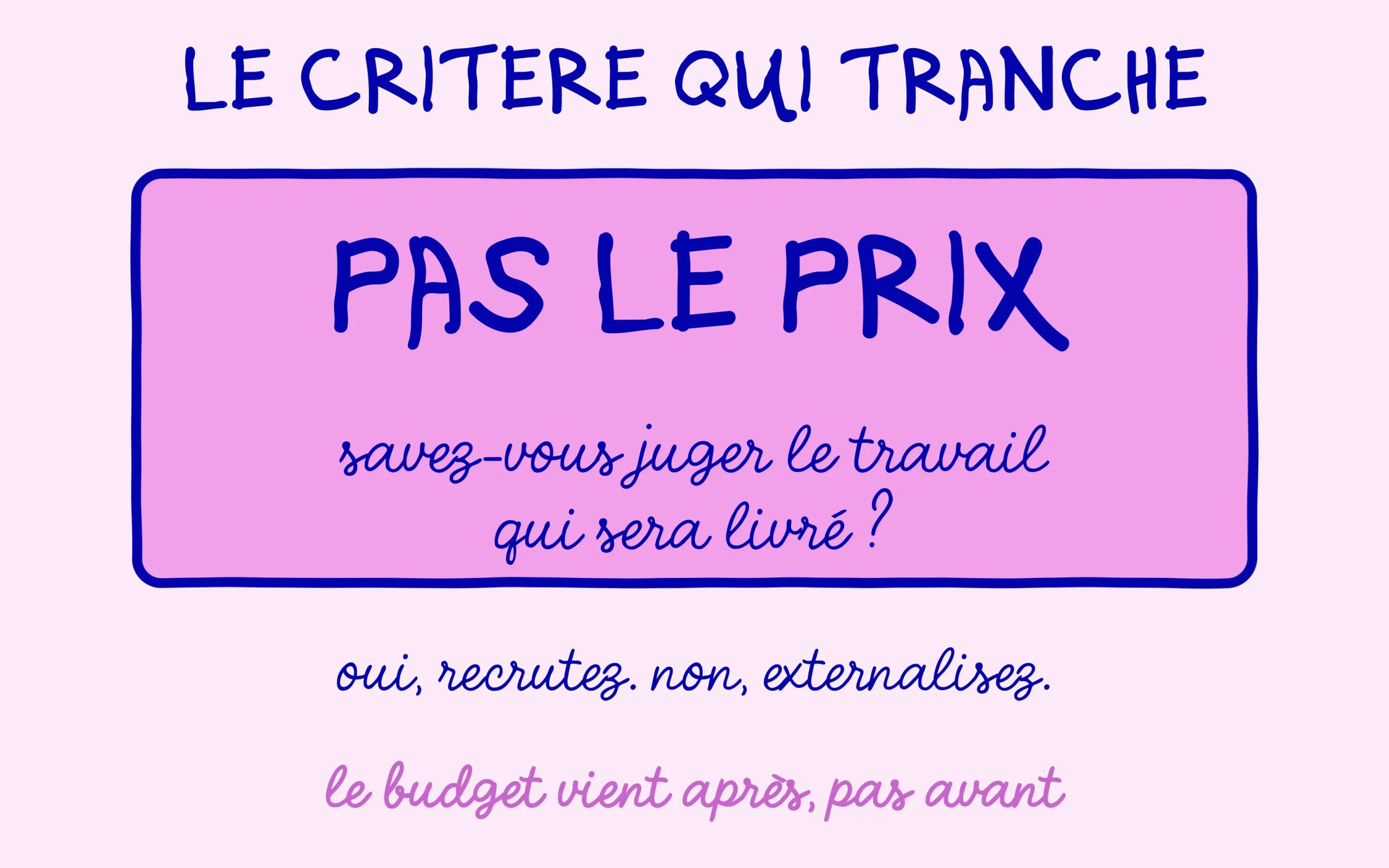 Le critère qui tranche entre recruter et externaliser son SEO n est pas le prix