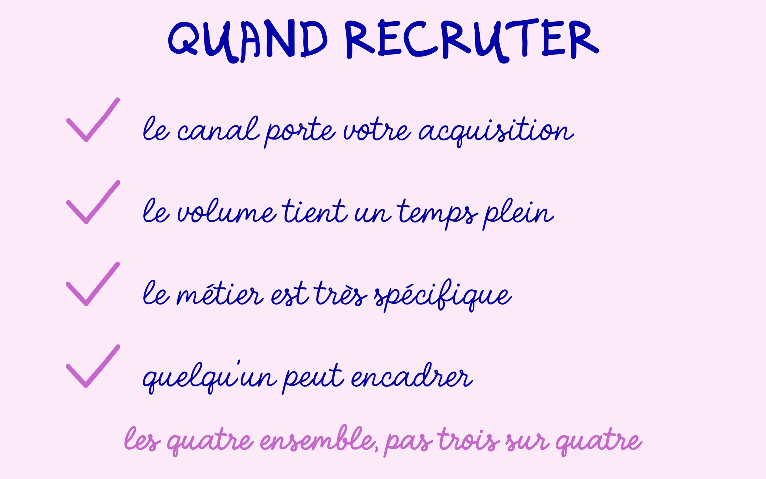Les quatre conditions à réunir pour que le recrutement interne soit le bon choix