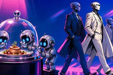 Des robots IA passent devant un plat markdown que seuls les outils SEO regardent