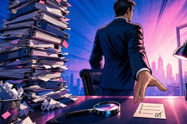 Audit SEO illustré par un rapport épais posé à côté d'une liste de trois actions classées
