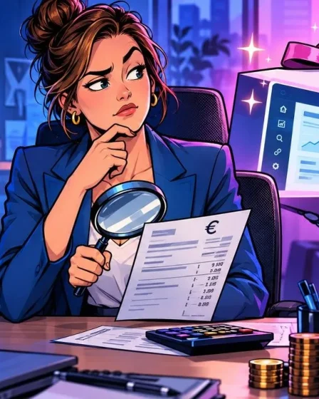 Outil GEO en question : une dirigeante compare son logiciel SEO et une nouvelle boîte tendue par un robot vendeur